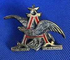ANHEUSER BUSH METAL EAGLE EMBLEM 1978