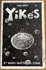 YIKES #2 MAY 1976 - MID-70’s CLASSIC DIGEST-SIZED COMICS BY GEORGE ERLING SIGNED
