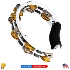 Meinl Traditional Handheld Tambourine - Durable Synthetic Frame  Mixed Jingles