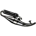 Complete Exhaust System Leovince HM Tt Black Alu Gilera Ice 50 Kat 2000 > 2002