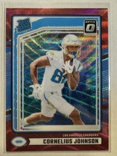 Cornelius Johnson 2024 Donruss #377 Optic Preview Red Wave Rated Rookie RC