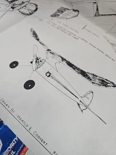 Pippin Apple Of Your Eye Balsa Airplane Short Kit Ff Or Rc Conv