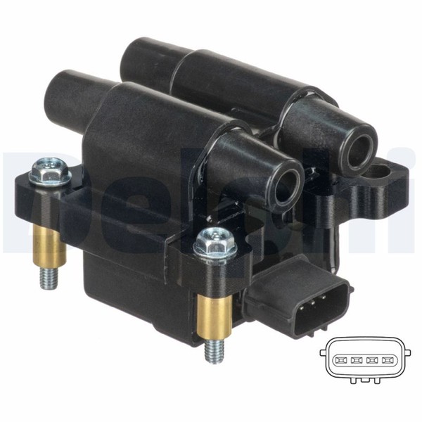 ZüNdspule Delphi GN10405-12B1 FüR Forester Outback Legacy 12V BP 4 BL Station-image