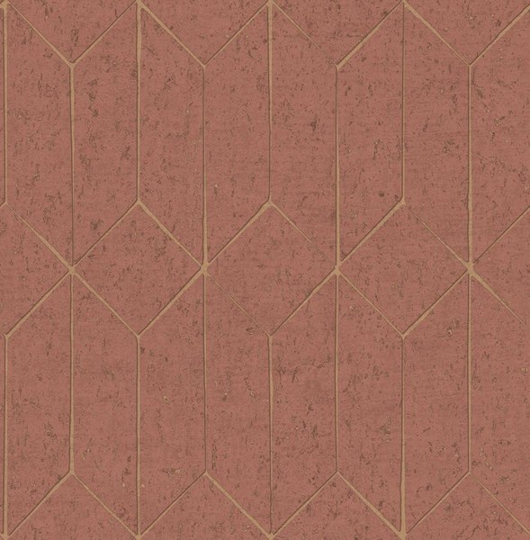 Dl26703_Arber Geometrische WüRfel Terrakotta Fine Decor Tapete-image