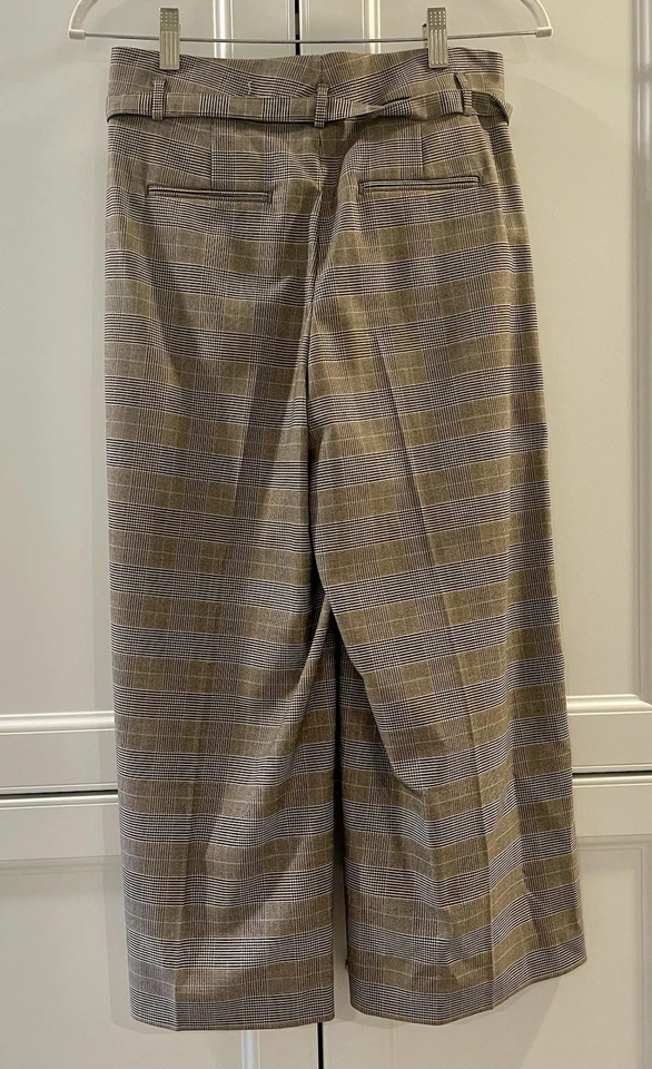 Ann Taylor Women's Dress Pants Size 2P Houndstooth Checked Black White - Image 3 of 4