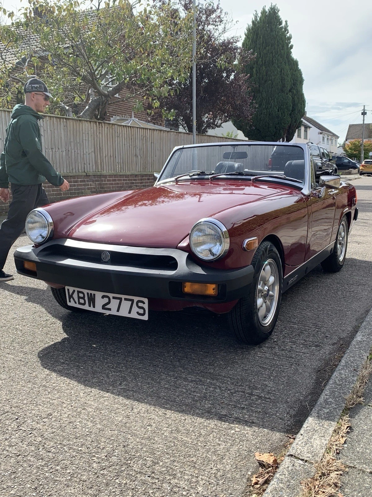 1975 MG Midget Damask Red With Hard Top