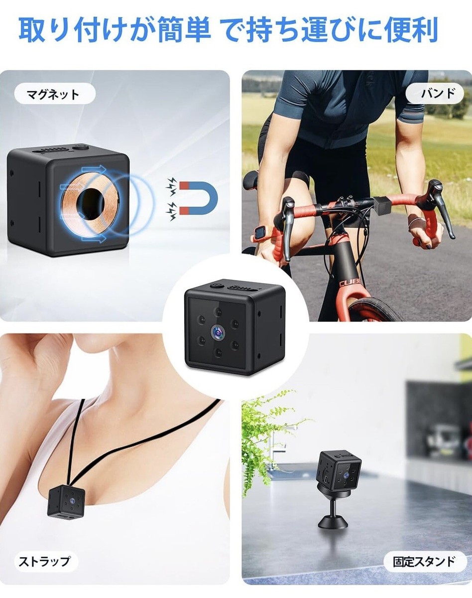 Night Vision Mini Spy Hidden Camera Niyps 1080p Manual JINGHUA