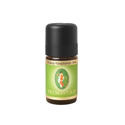 Primavera Ylang-Ylang komplett Bio, 5ml - Exotischer Duft, Beruhigend 