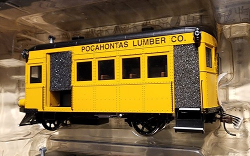 Bachmann Spectrum On30 Rail Bus & Trailer W/Full Interior DCC Pocahontas Lumber - Picture 5 of 9