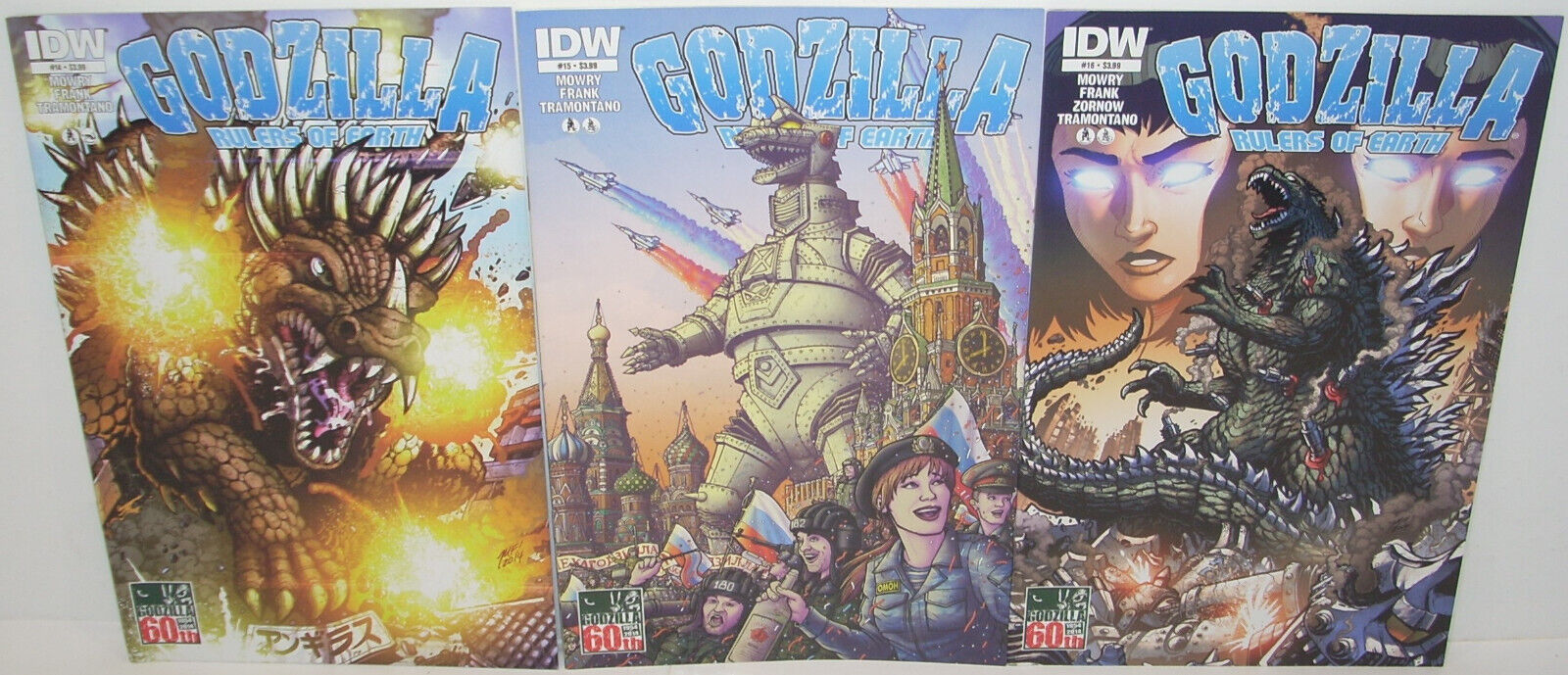 IDW: GODZILLA: RULERS OF EARTH #25: REGULAR + SUBSCRIPTION VARIANT: COMIC  LOT 2