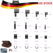 12X Reißverschluss Stopper Reparatur Set Verschlüsse Open End Sewing Endstück