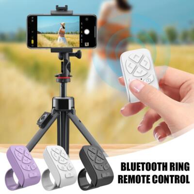 Bluetooth Compatible Remote Control Fingertip Selfie Controller Practi K8X5 F4H9