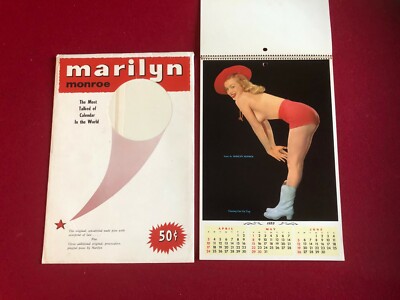 マリリンモンロー ポスターカレンダー 1955ver. 1955, Marilyn Monroe (Multi-Image) Calendar (Scarce / Vintage) | eBay