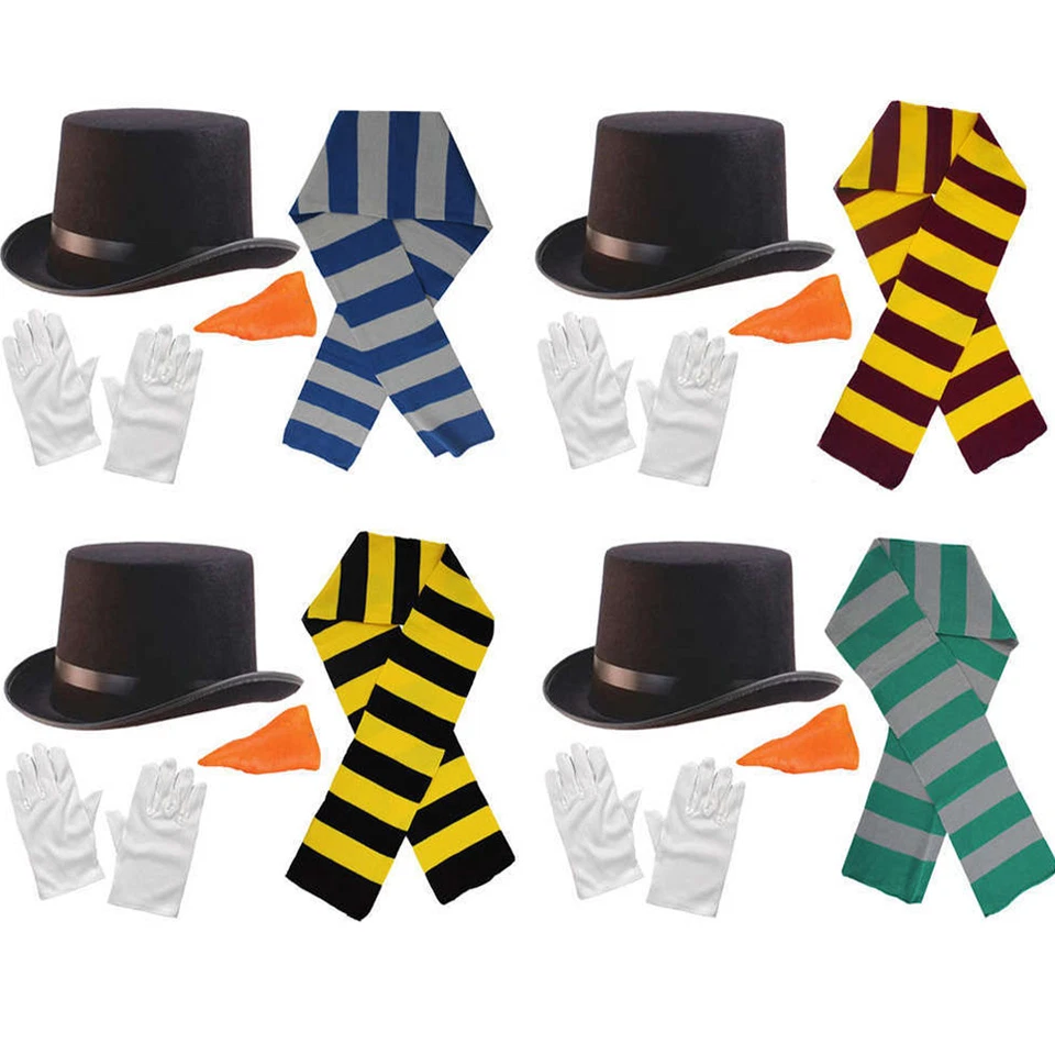 ILOVEFANCYDRESS CHRISTMAS SNOWMAN COSTUME 4 PIECE SET FANCY DRESS ACCESSORY KIT MOVIE CHARACTER