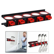 Spray Bottle Storage Rack Wall Mounted Pickup Can Holder Accessories For Garage