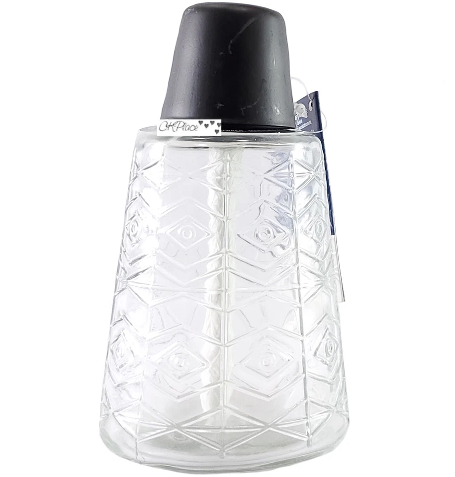 Tiki Glass Table Torch 6" Clear - Image 2 of 4