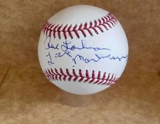 RENE LACHEMANN 1ST MARLINS MANAGER  SIGNED AUTO M.L. BASEBALL BECKETT AUTH