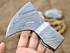 CUSTOM MADE HAND FORGED DAMASCUS STEEL VIKING AXE HEAD HATCHET TOMAHAWK 932
