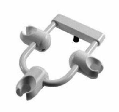 DCI Dental Horseshoe 3 Bar Holder Assistant Holders WHITE color 1/2'' O.D. pin