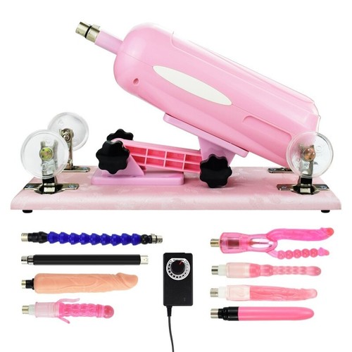Telestopic Sex Machine Kit Thrusting Realistic Dildo Vibrator Anal Adult Sex Toy - Picture 21 of 29