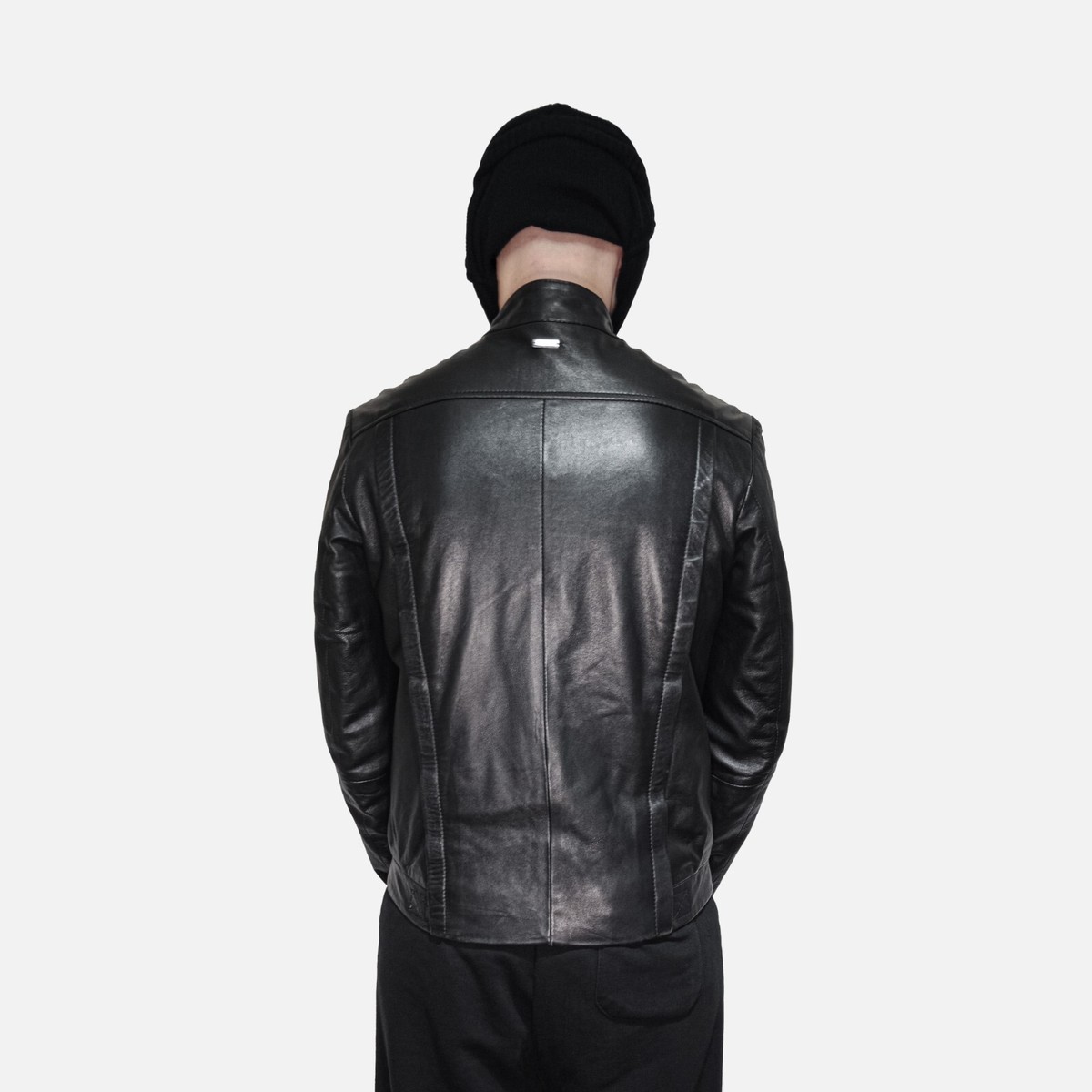 sample adidas slvr lamb leather biker jacket M RARE AVANT sample adidas slvr lamb leather biker jacket M RARE AVANT