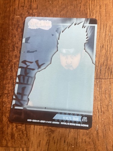 Tarjeta de plástico transparente vintage NARUTO Asuma #073 rara - Imagen 5 de 6