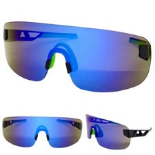 SPORTY WRAP AROUND Biker Cycling Shield SUNGLASSES Lightweight Flexible Frame C2