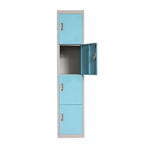 Work Lockers 1,2,3,4,5,6 Door Metal Lockable Unit Staff School Gym Changing Box - Picture 11 of 53