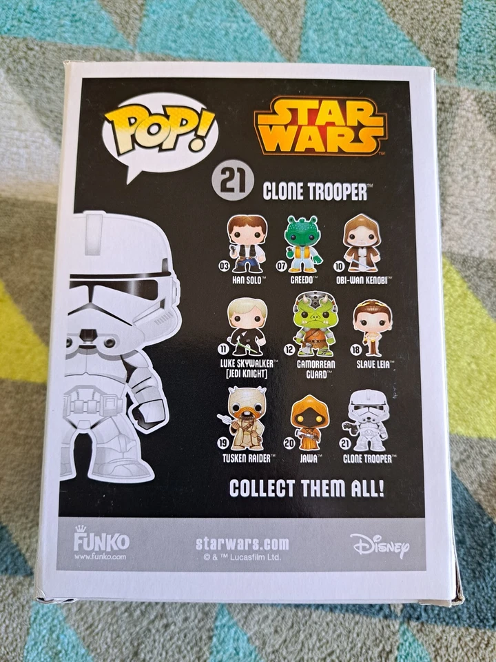 Clone Trooper Pop 21 - Star Wars Funko Pop! Vinyl 2015 Vaulted - Protector - Image 4 of 4