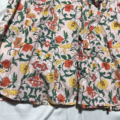 Code X Mode Kleid Blumen Taillenband Frühling Rouge Gr. L Taschen Schlüssellochausschnitt - Bild 10 von 16