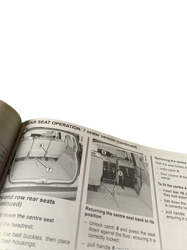 Renault Scenic Owners Manual Instruction Book 2006-2009 Long And Short Chassis - Picture 15 of 19