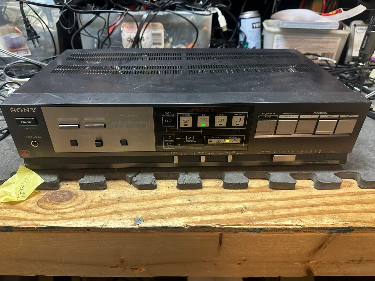 Sony TA-AX320 HiFi Integrated Stereo Amplifier Vintage Working | eBay