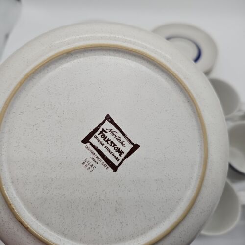 Noritake Folkstone Lilic Bundle Coffee / Tea Set Japan Stoneware - Picture 12 of 13