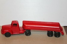 NICE VINTAGE TOOTSIETOY RED 1947 MACK B LINE TANKER TRUCK