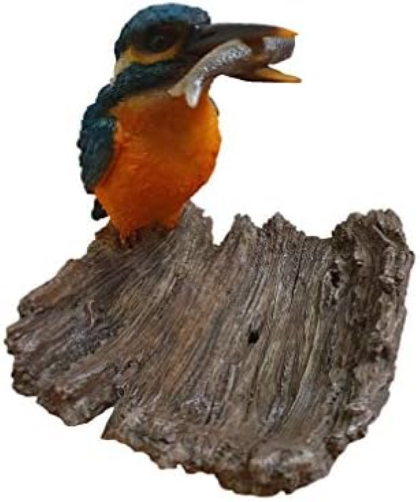 Decorazione Giardino Martin Pescatore Vivid Arts BG-KF08-F | Resina Premium