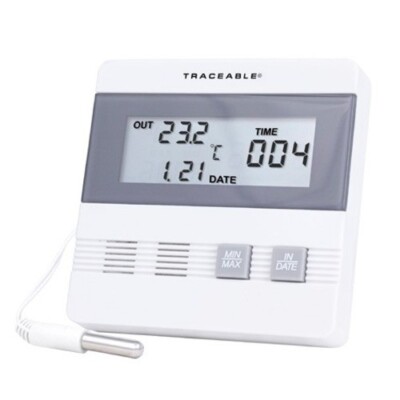 4305 Memory Traceable Thermometer with Bullet Probe -40 to 176F - New   Open box