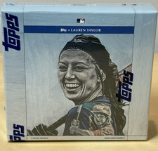 LAUREN TAYLOR X TOPPS 2022 MLB  * WAVE 1 *  FACTORY SEALED BOX w/ (5) PACKS *