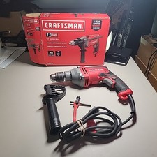 LOW USE - CRAFTSMAN Hammer Drill 7 amps 1/2" 13mm Corded Variable Speed CMED741
