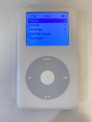 Apple iPod 20GB 第4世代 P9282J/A 箱あり Vintage Apple 20gb iPod 4th Generation PE435AABA White Classic for
