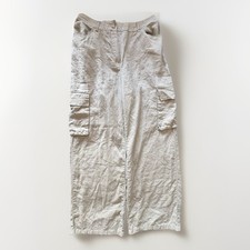 Happily Grey Cargo Pants Utility Wide Leg Comfy Women Khaki Size L