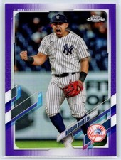 2021 Topps Chrome Update Rougned Odor Purple Refractor New York Yankees #USC93