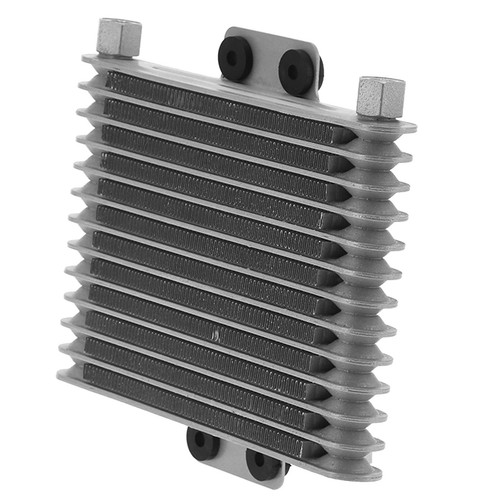 Engine Oil Cooler Silver Universal Radiator For Automobile Motorcycle - Picture 3 of 24