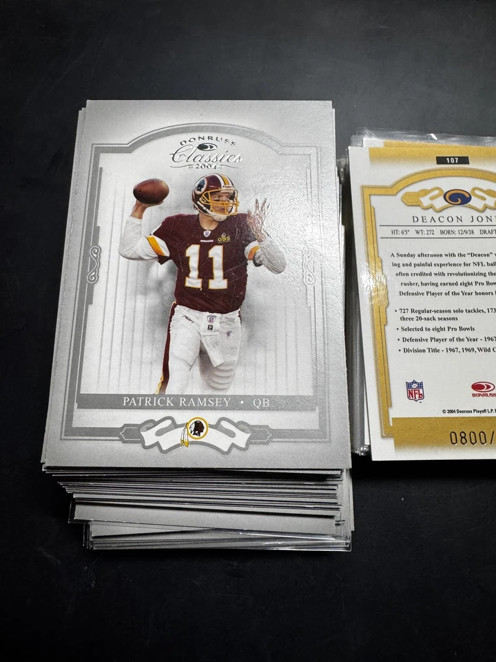 2004 Donruss Classics Football Cards 1-250 (NM) - You Pick - Complete Your Set - Image 3 of 3