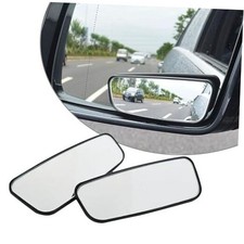 2-Pack Car Blind Spot Mirror, 3.7" x 1.4" Curved Wideangle, High-Definition