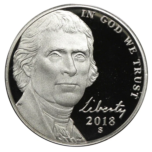 2018-S Jefferson Nickel Proof — photo from another recent sale