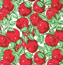 Red Apples Fruit Kitchen Magic Cover Shelf Drawer Liner Peel Stick 1 Roll