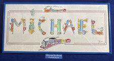 Michael Personalized Art Children Kids Name Wall Sign Plaque Thomas the Train 🚂
