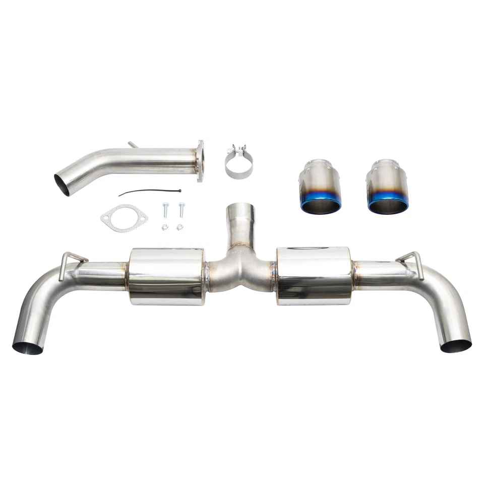 Injen Performance Burnt Tip Axle Back Exhaust System Silver #SES1343ABTT Foto 3 de 4