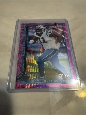 Topps Chrome 2025 Nic Scourton #353 Rookie RC Pink Fuschia Wave /250