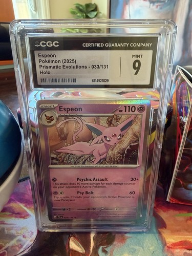 Espeon graded CGC 9 for sale on eBay